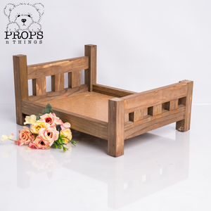 Hi-Lo Wooden Bed-Newborn