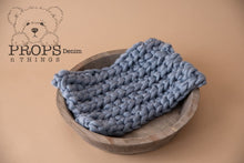 Load image into Gallery viewer, Chunky Bump Blanket Denim Blue