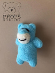Felted Bears Baby Blue