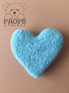 Felted Hearts