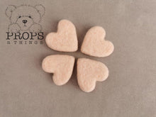 Load image into Gallery viewer, Felted Hearts Baby Pink