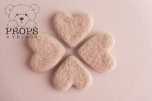 Load image into Gallery viewer, Felted Hearts Neutral