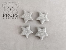 Load image into Gallery viewer, Felted Stars Grey