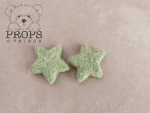 Load image into Gallery viewer, Felted Stars Sage