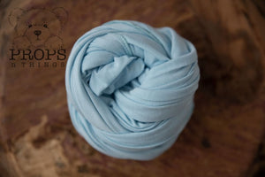 Jersey Knit Stretch Wraps Baby Blue Wrap