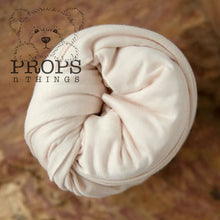Load image into Gallery viewer, Jersey Knit Stretch Wraps Cream Wrap