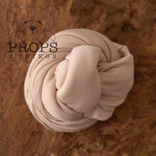 Load image into Gallery viewer, Jersey Knit Stretch Wraps Latte Wrap