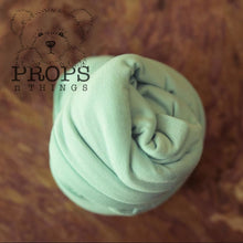 Load image into Gallery viewer, Jersey Knit Stretch Wraps Mint Wrap