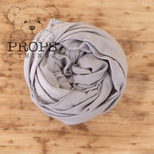 Load image into Gallery viewer, Jersey Knit Stretch Wraps Silver-Grey Wrap