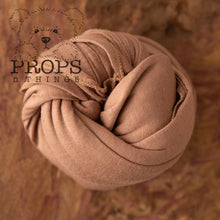 Load image into Gallery viewer, Jersey Knit Stretch Wraps Caramel Wrap